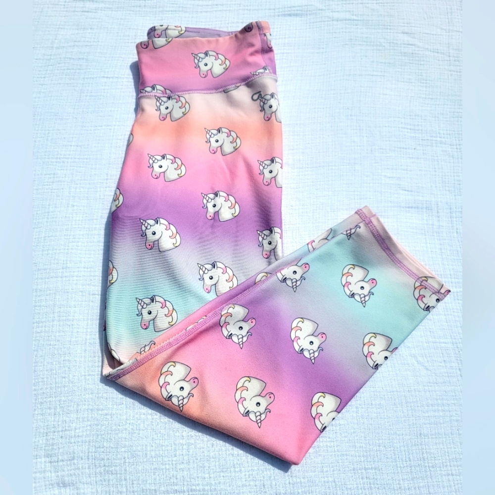 Unicorn Gap Kids Fit Girls Leggings Capris XXL